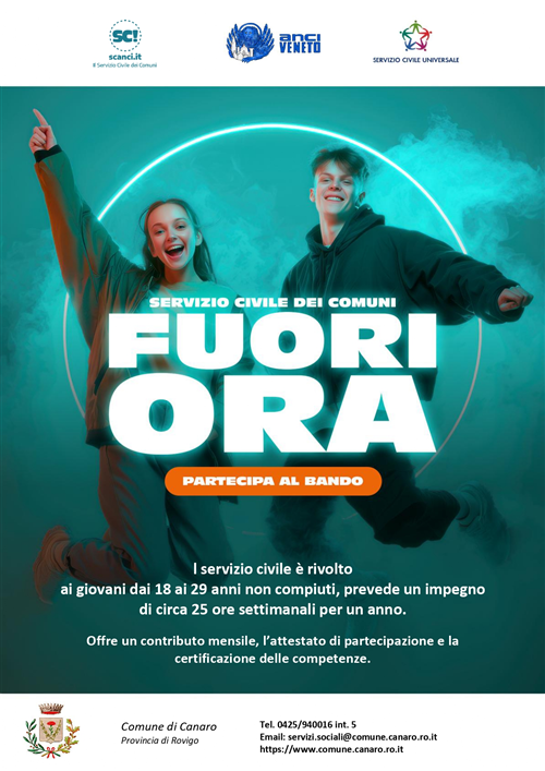 Calendario selezione candidati Bando Servizio Civile Universale